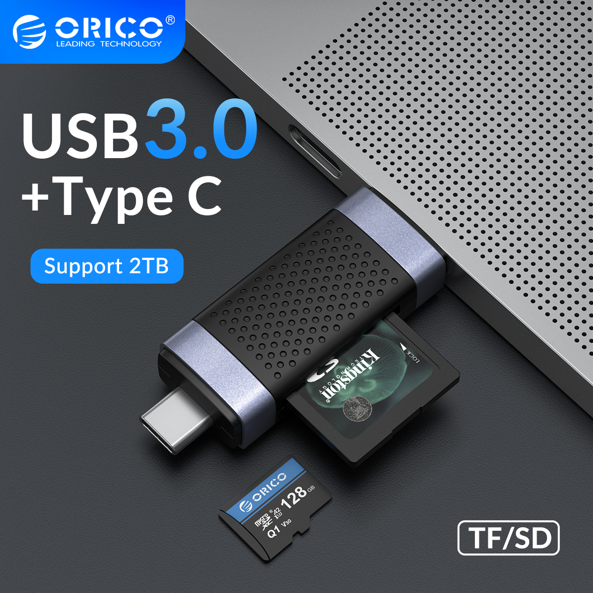 ORICO Type C USB3.0 ī  ޸ SDXC, SDHC, MMC ޸ ī Ϳ ޴ Ʈ ī  PC Ʈ ׼